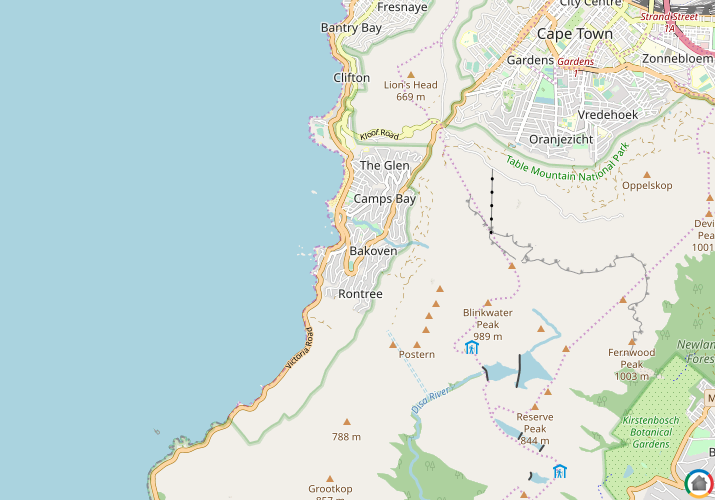 Map location of Bakoven 